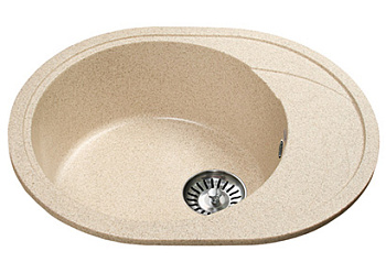 Мойка EcoStone ES-17, 570*465 мм, песок,  /ES-17-302/ РАСПРОДАЖА