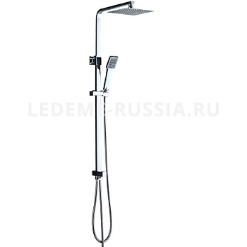 Душевая стойка Ledeme L2416 , верхний душ, шланг с лейкой